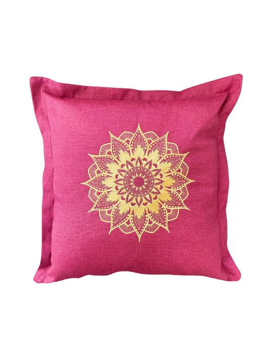 Mandala Nakışlı Modern Kırlent Kılıfı